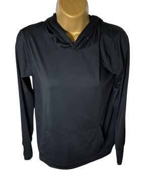 Runway Performance Hoodie Quick Dry Moisture Wicking Black L 12-14
